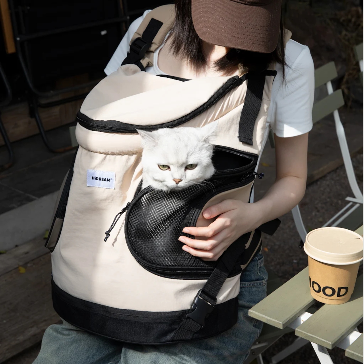 前抱きペットトートバッグ