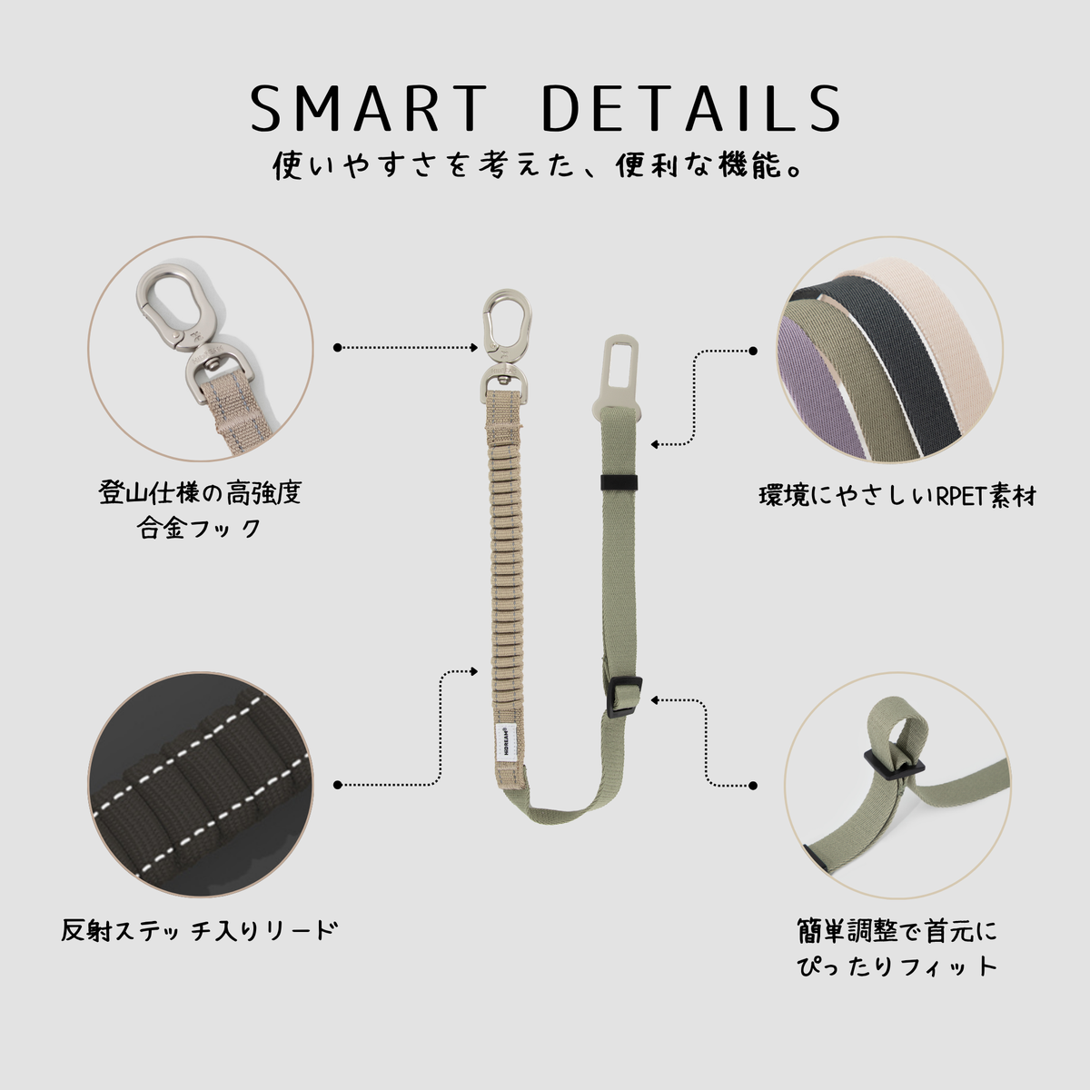 ペット用車載シートベルト
