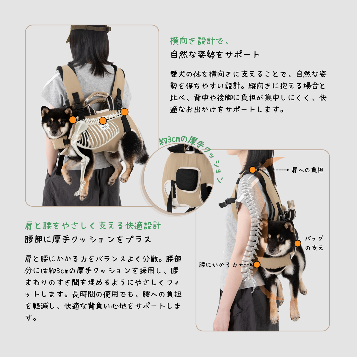 横型ペットキャリー